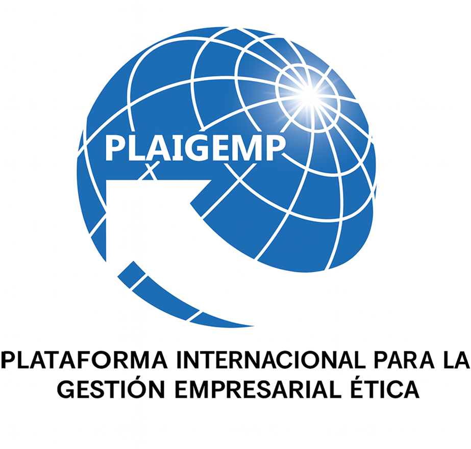 Logotipo de PLAIGEMP: Globo azul con una flecha apuntando hacia arriba. Texto 