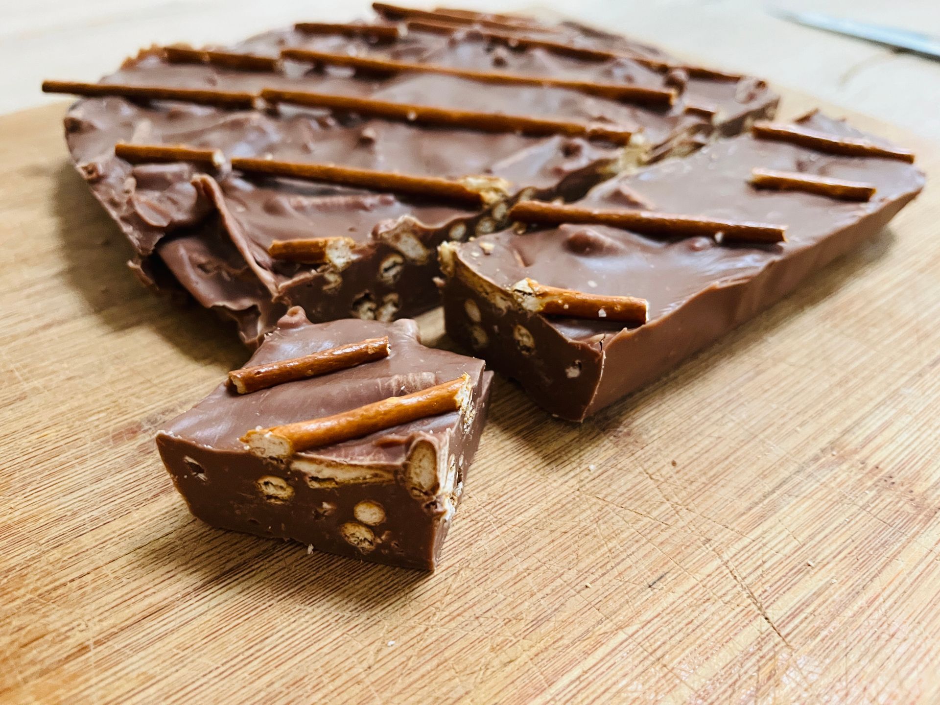 Recept: Gezouten pretzel fudge