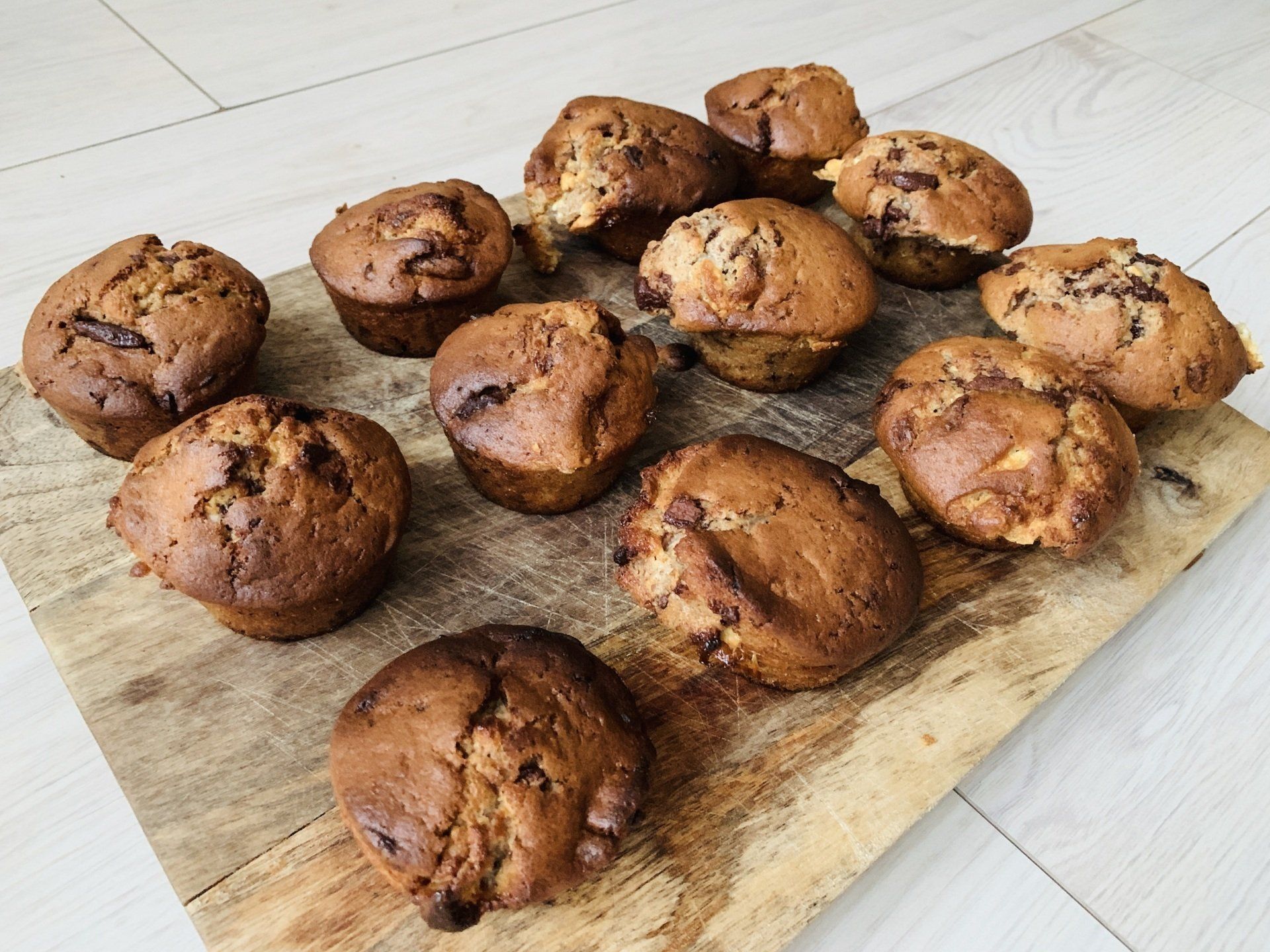 Recept; Dubbele chocolade muffins