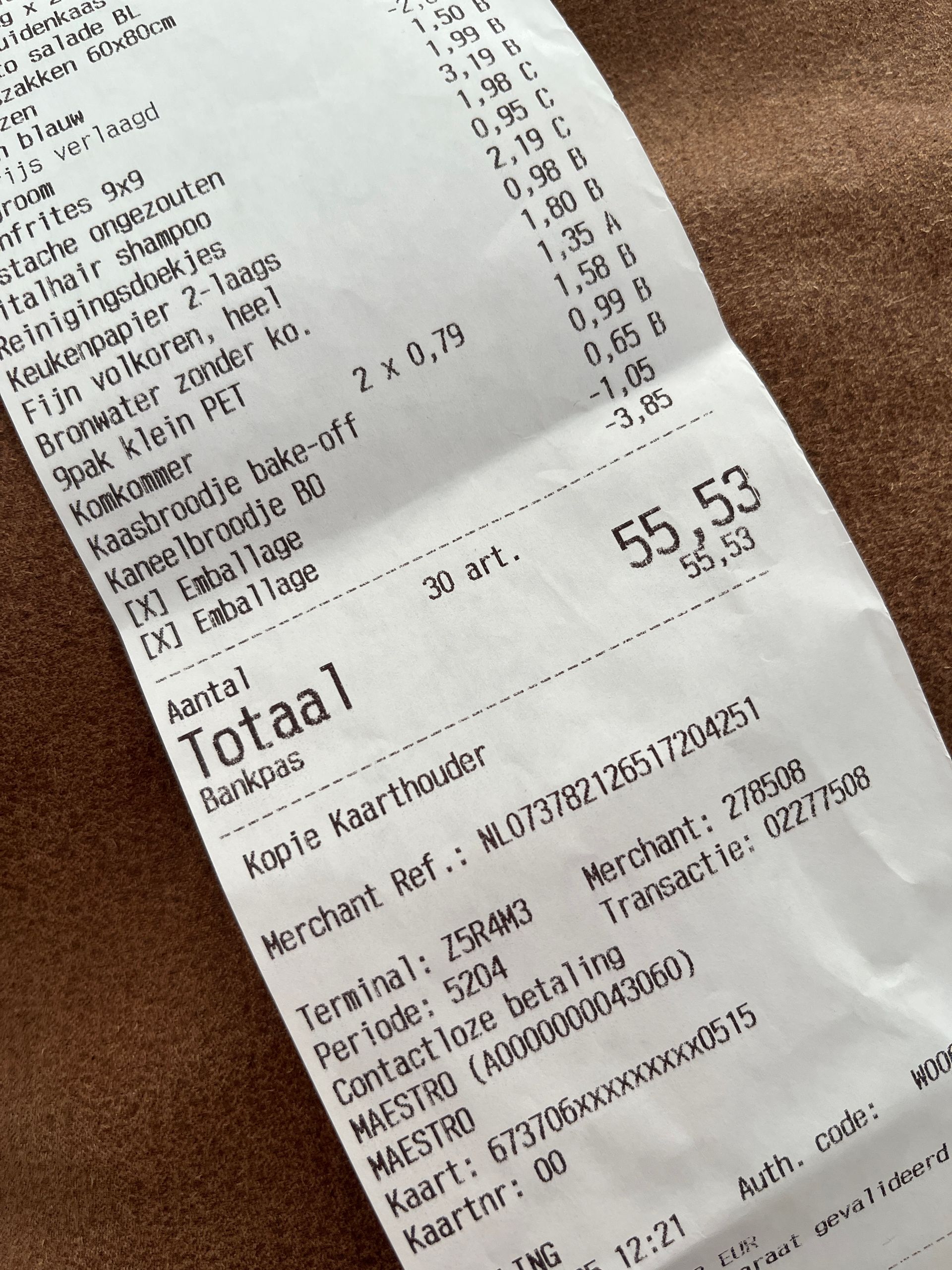 Onze boodschappen... Als de kinderen koken