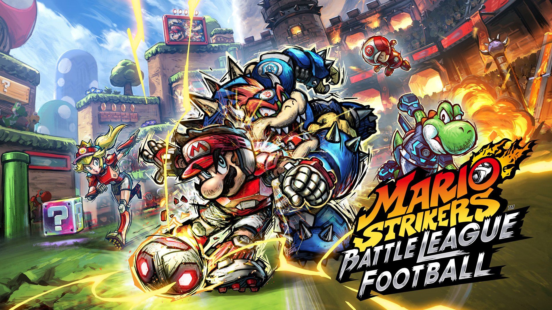 Voetbal zonder regels: Mario Strikers “Battle League Football”