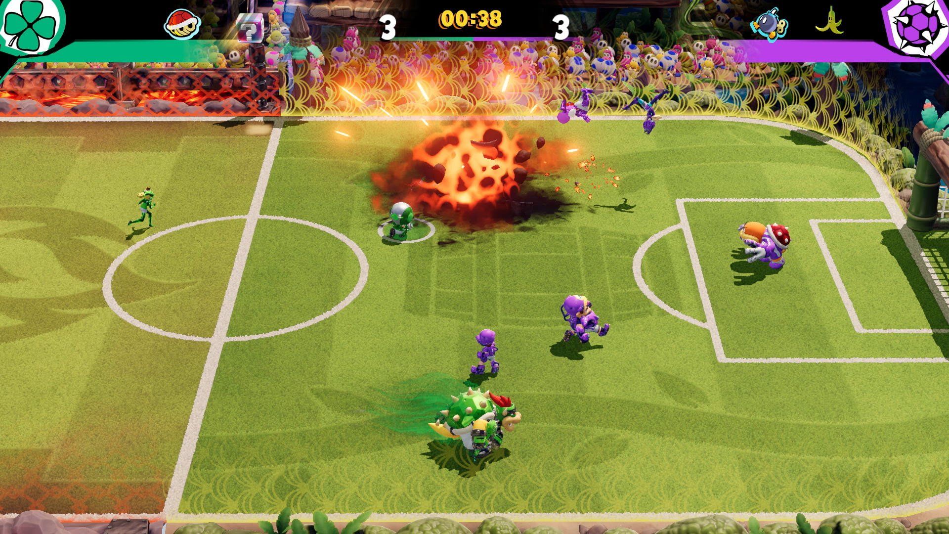 Mario strikers battle league football review