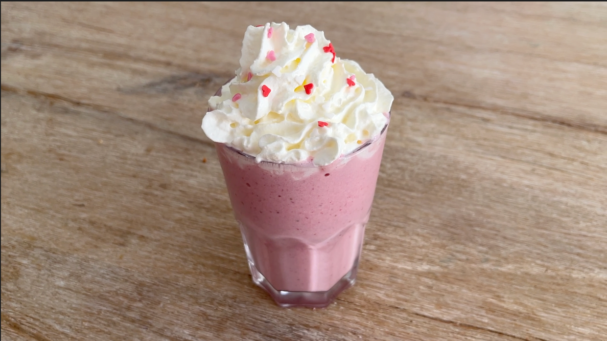 aardbeien milkshake