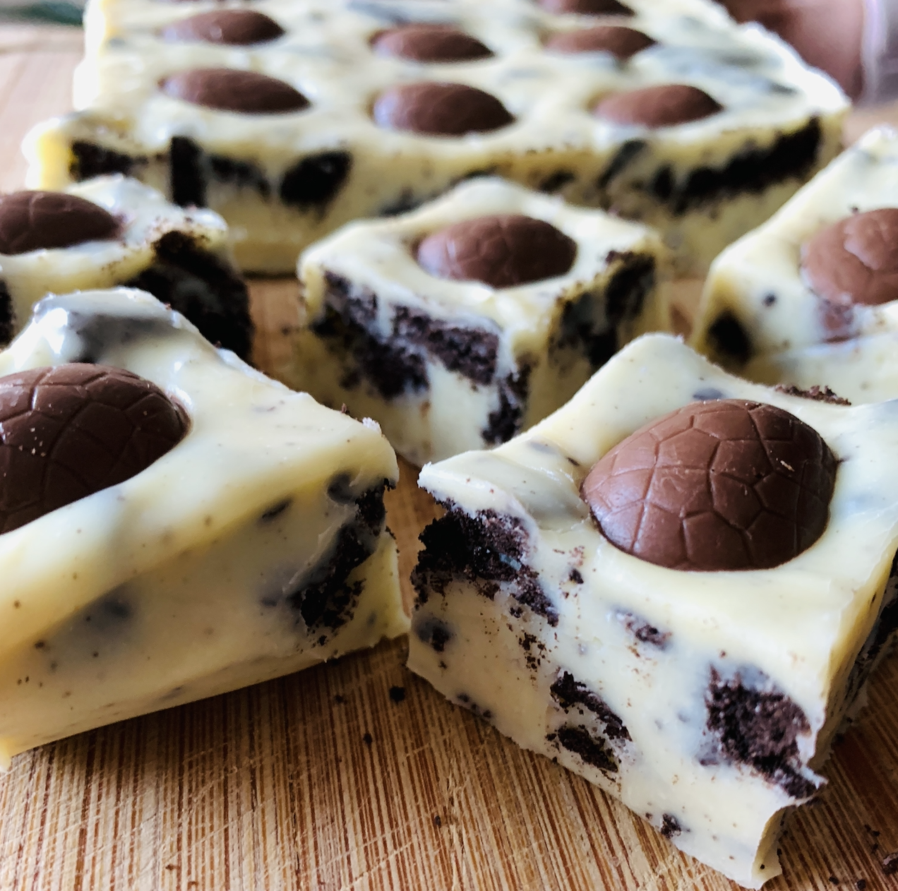 fudge met oreo koekjes