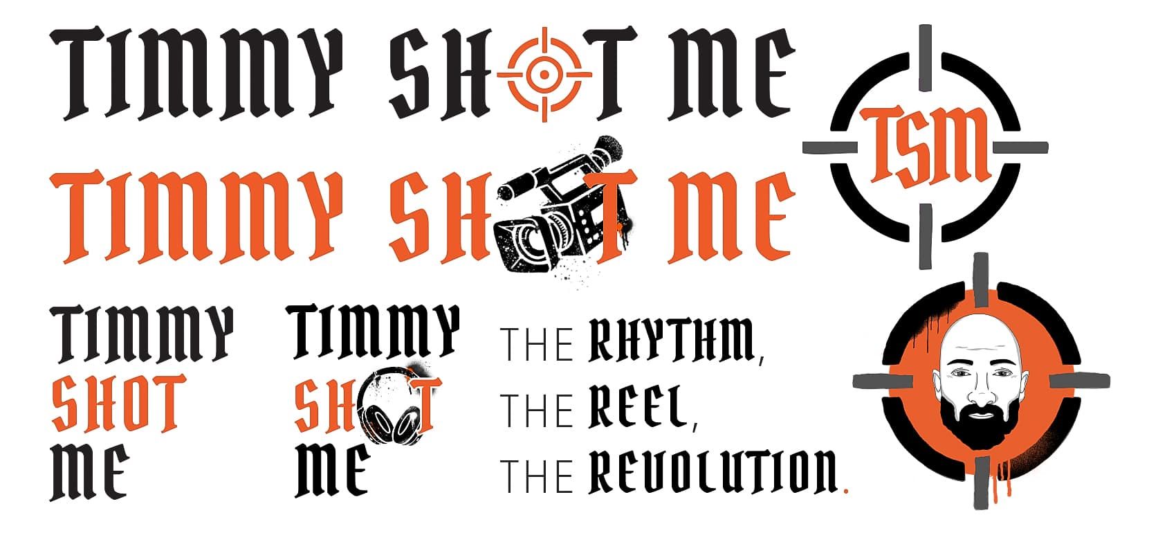 Branded Logo Design and style guide for Timmy Shot Me