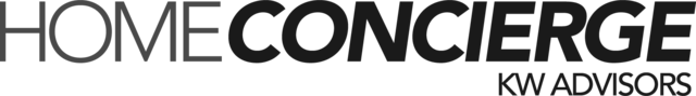 A logo for a company called home concierge
