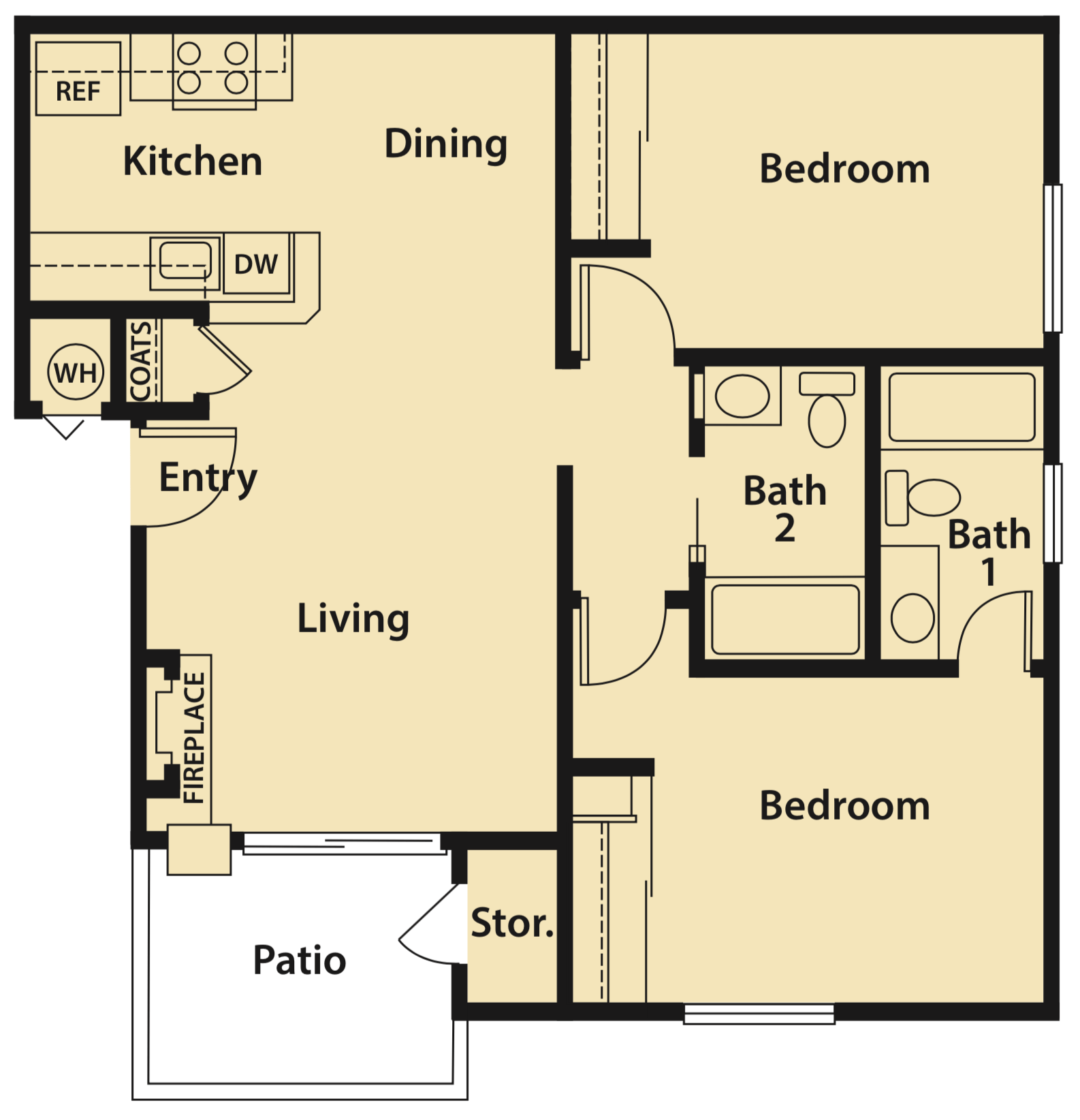Bel Air Lower B Floor Plan