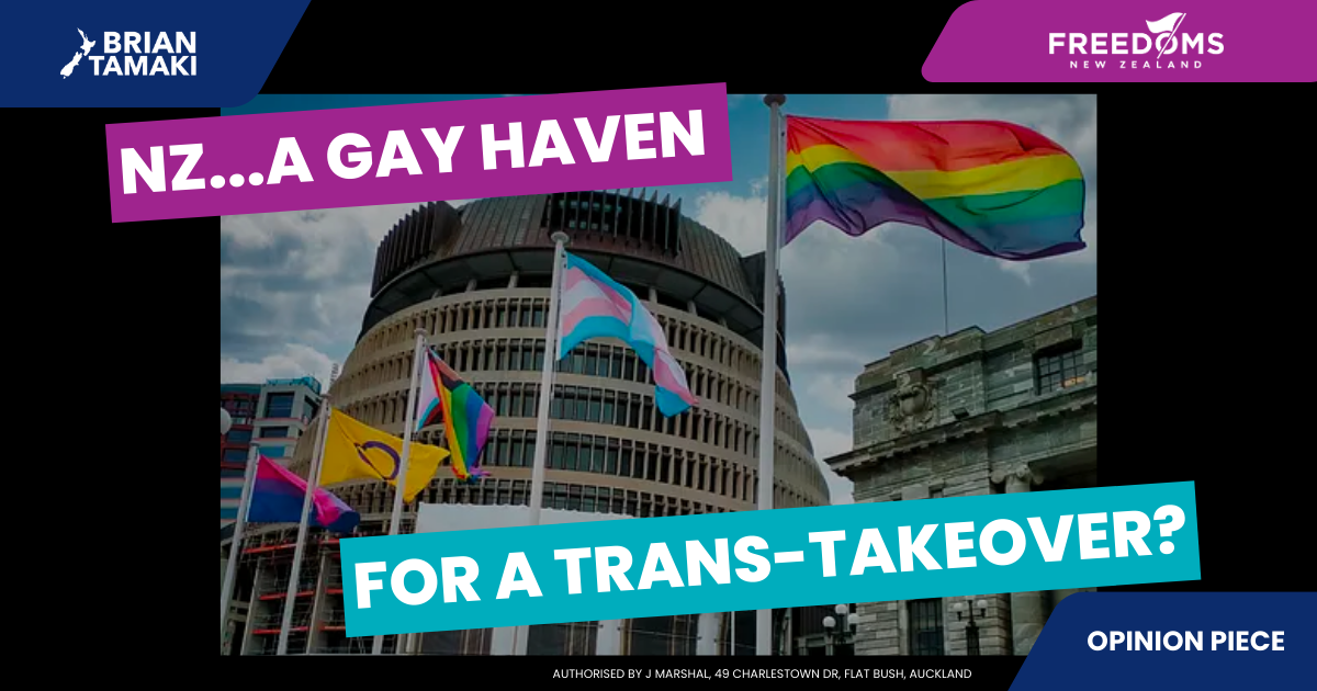NZ...A Gay Haven for a Trans-Takeover
