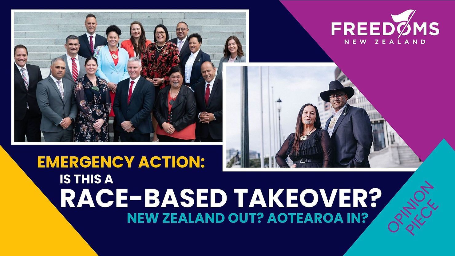 Emergency Action: Is this a race-based takeover? New Zealand Out? Aotearoa In?