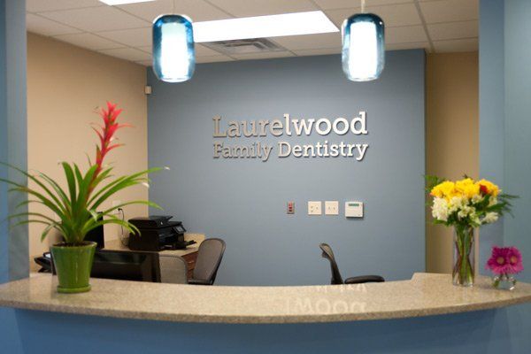 reception area of Laurelwood Dentistry