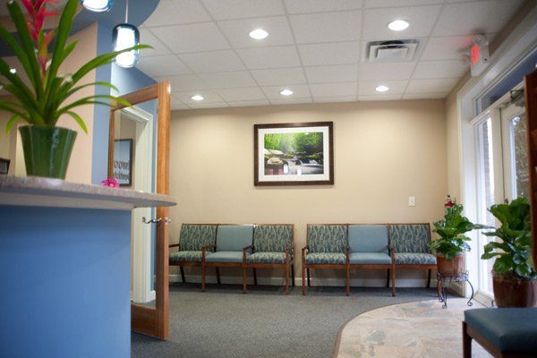 reception area of Laurelwood dentistry