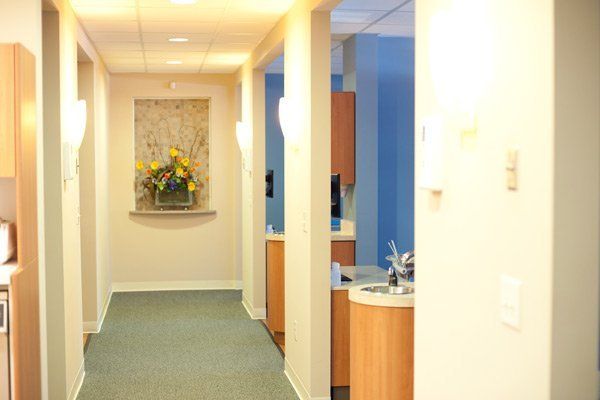 hallway of dentist office