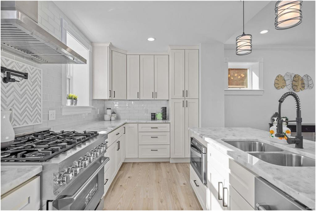 White Kitchen Design 5 — Earth City, MO — Cabinets & Granite, Inc.