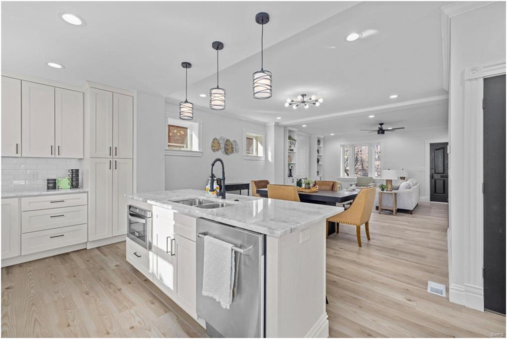 White Kitchen Design 3 — Earth City, MO — Cabinets & Granite, Inc.