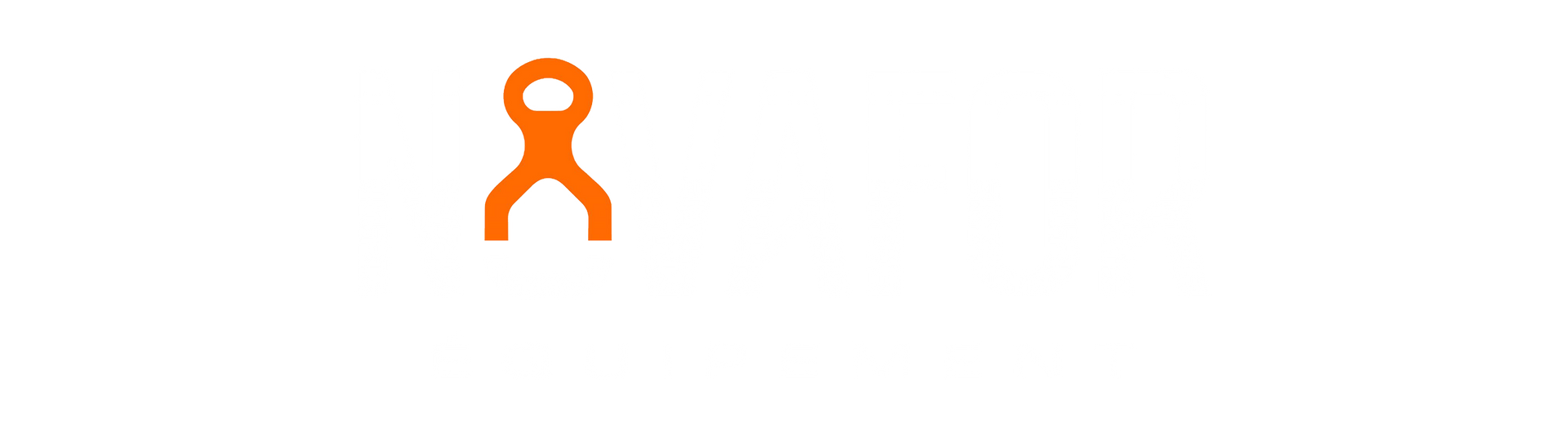 Un bonhomme allumette orange se tient debout sur un fond blanc.