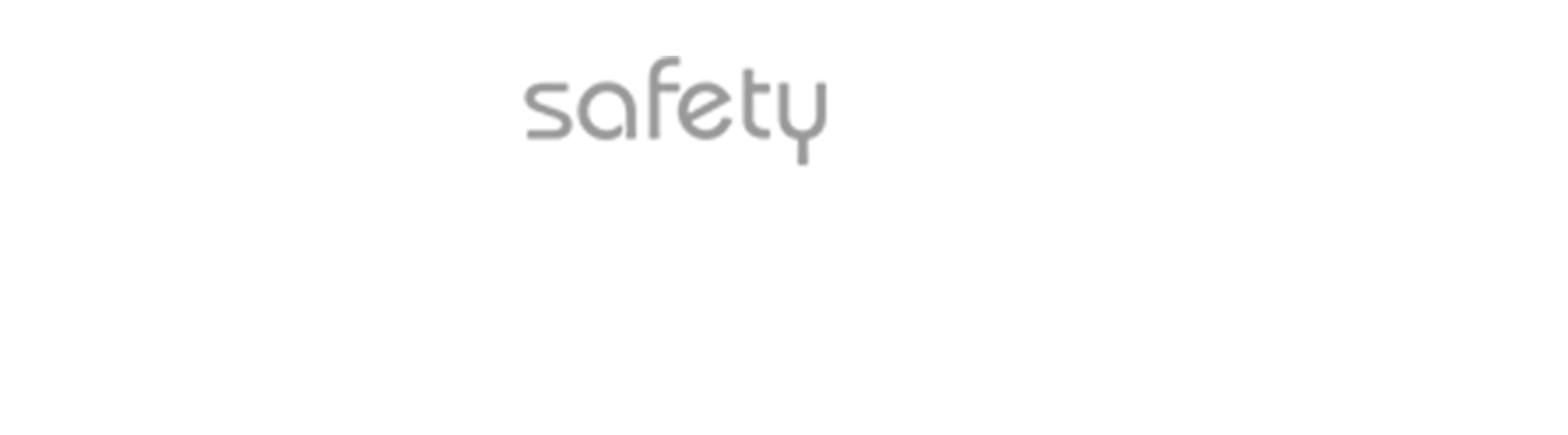 A white background with the word safety written on it