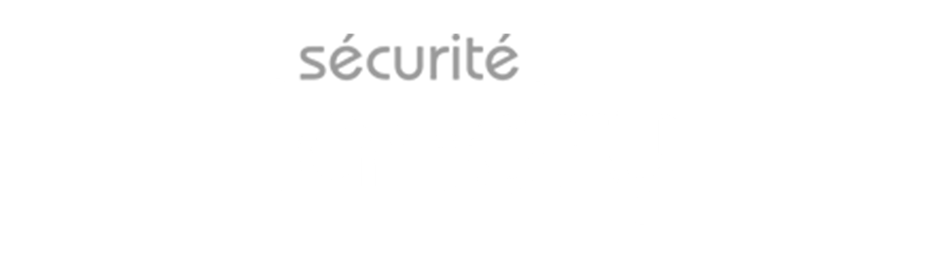 Un fond blanc avec le mot sécurité écrit en français