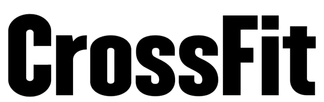 CrossFit logo in black block letters.