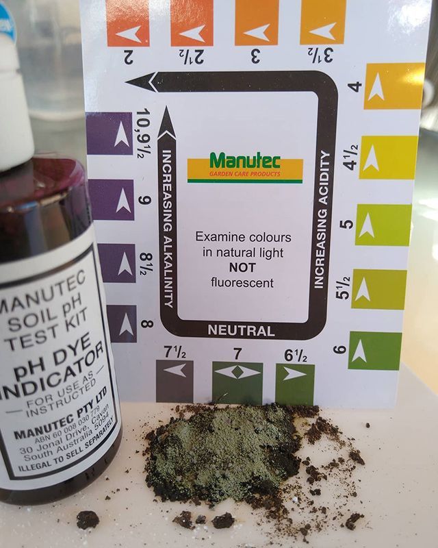 A Bottle of Manutec Soil Ph Test Kit — The Molecule Mentor in Lorn, NSW