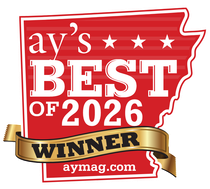 AV's Best of 2026 winner badge in red and gold with aymag.com text