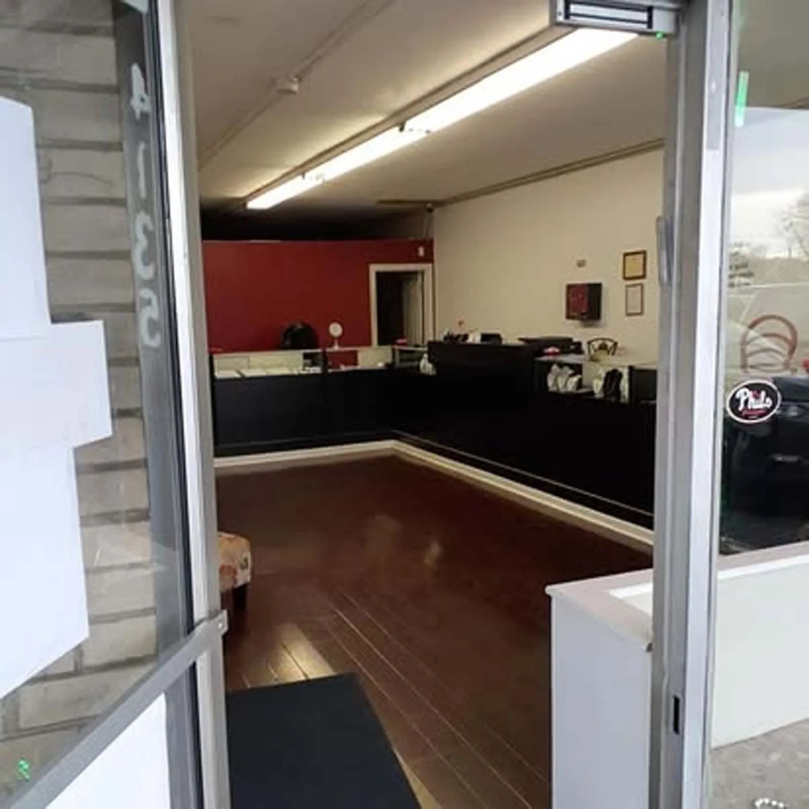 A store with a sign that says phils on it