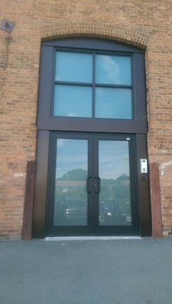 Glass Door — Commercial Door and Locks in Albany County, NY