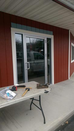 Glass Door Installation — Commercial Door and Locks in Albany County, NY