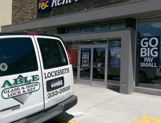 Service Van on Duty — Commercial Door and Locks in Albany County, NY