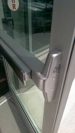 Store Glass Door — Commercial Door and Locks in Albany County, NY