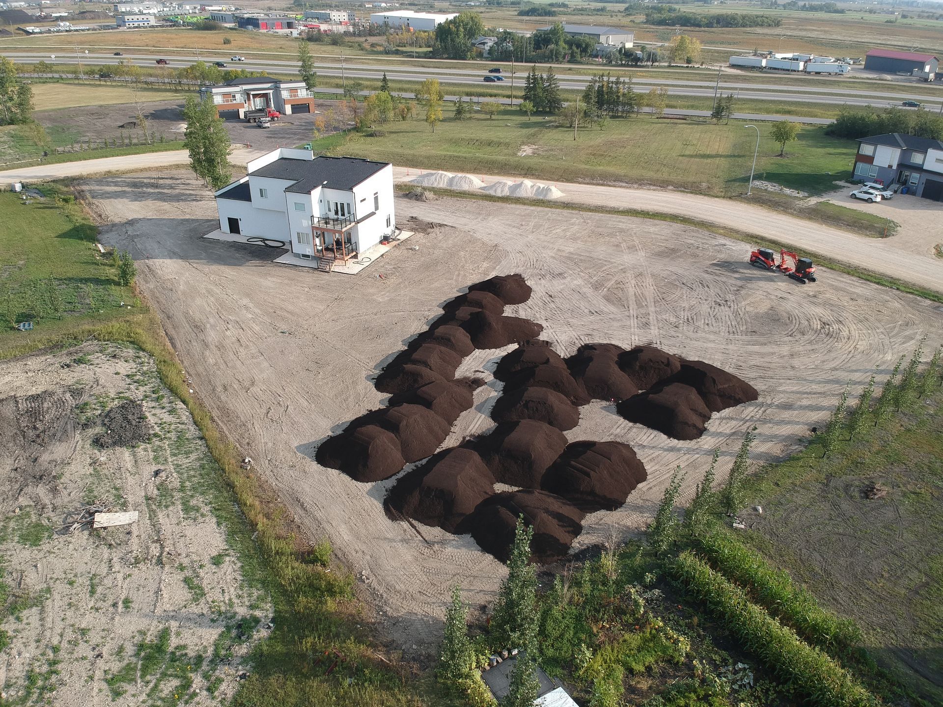 Erosion control hydroseeding project by Phoenix Organix