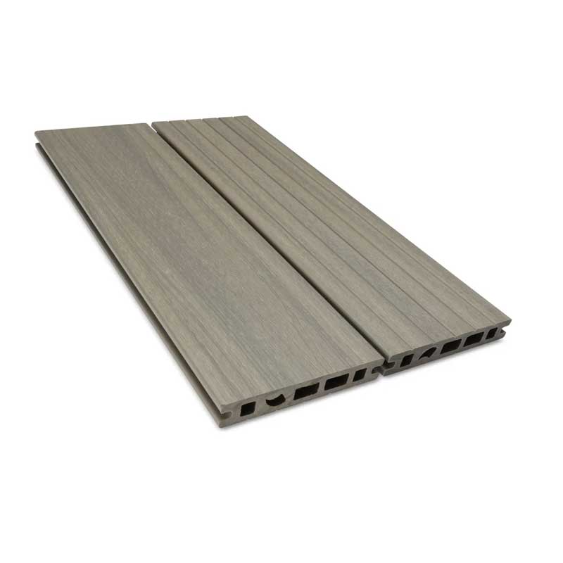 Silver birch composite decking