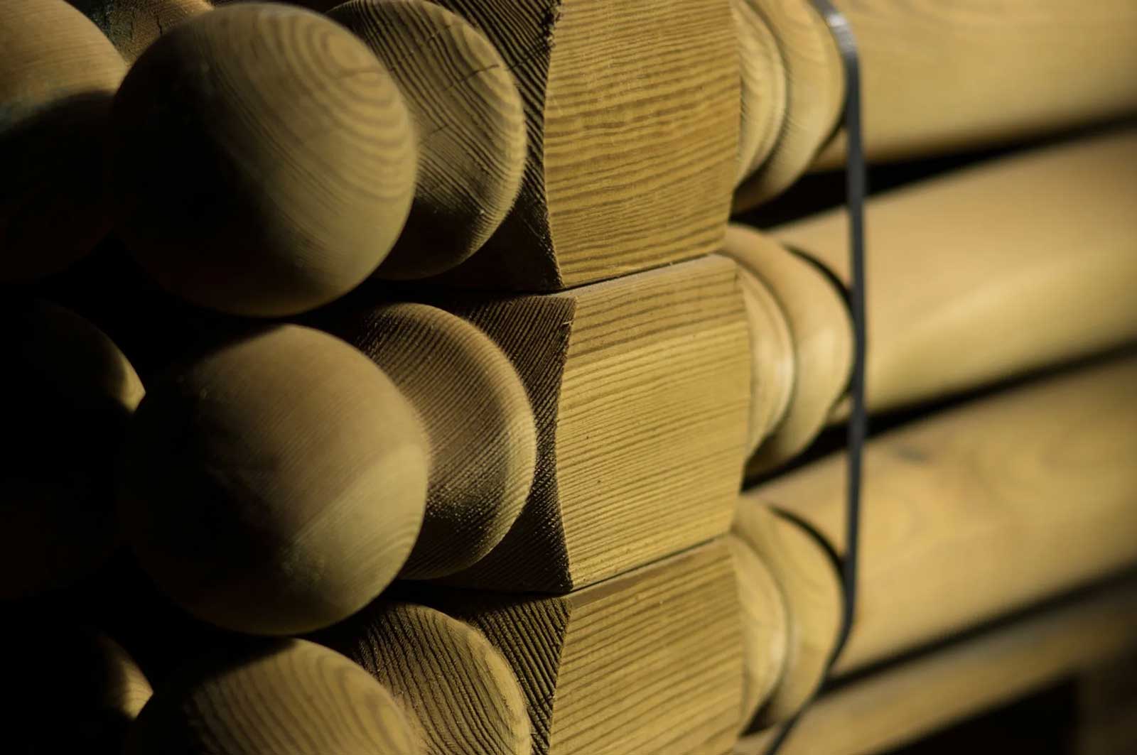 Wooden newel turned posts