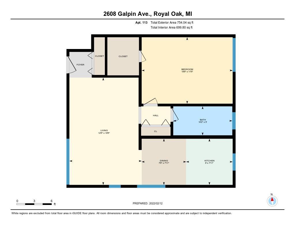 Galpin Apartments - Floor Plan 3