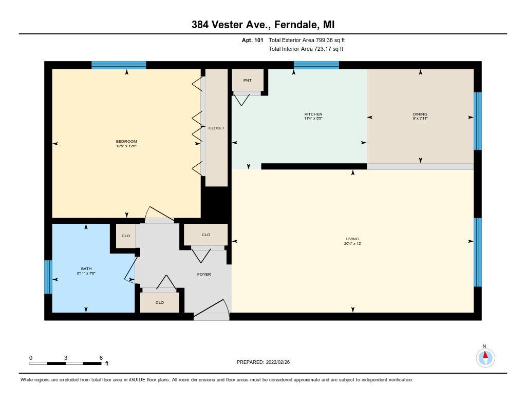 Vester Apartments - Floor Plan 1