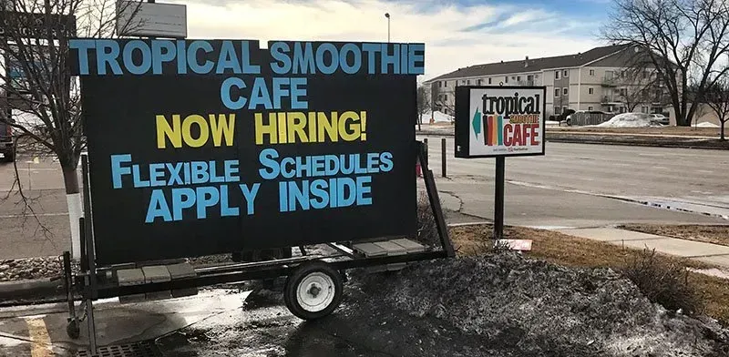 Tropical Smoothie Cafe Signage