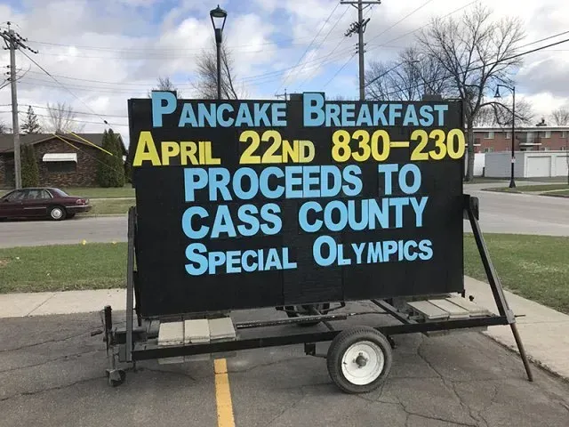 Pancake Breakfast Signage