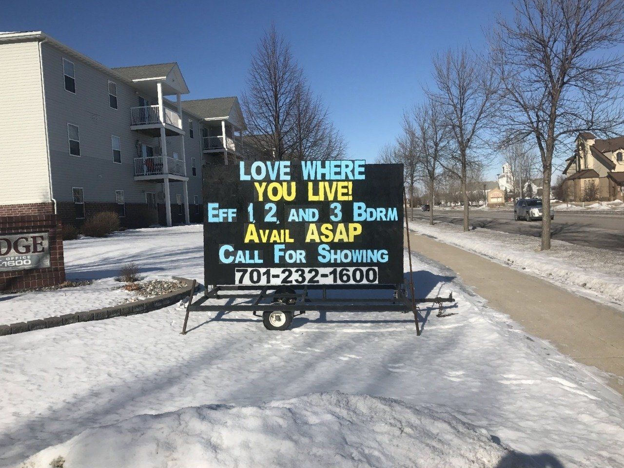 Love Where You Live Signage