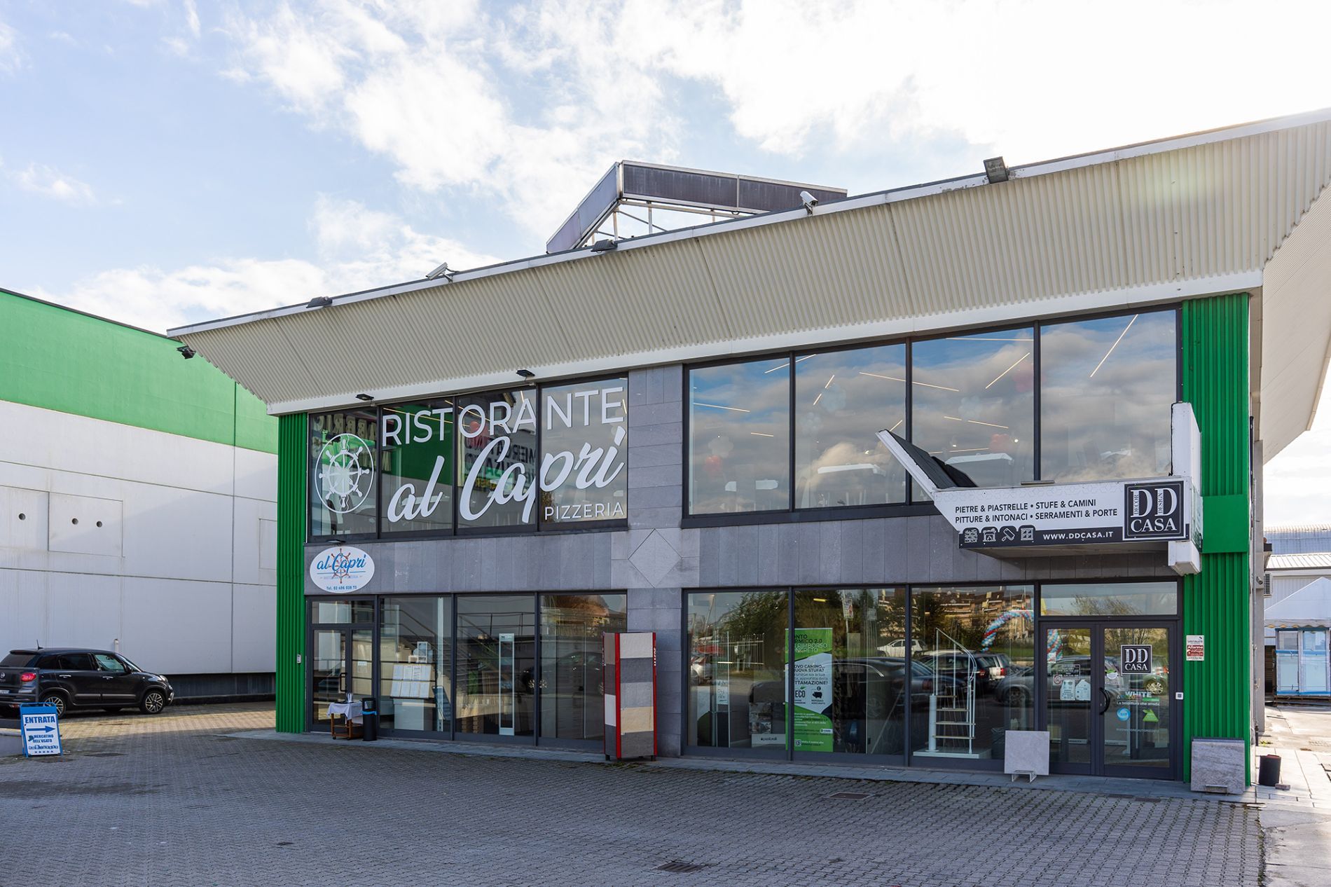 Ingresso del ristorante