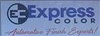Logo for Express Color. Features "Express Color" text and a graphic with "EC". Below is "Automotive Finish Experts!".