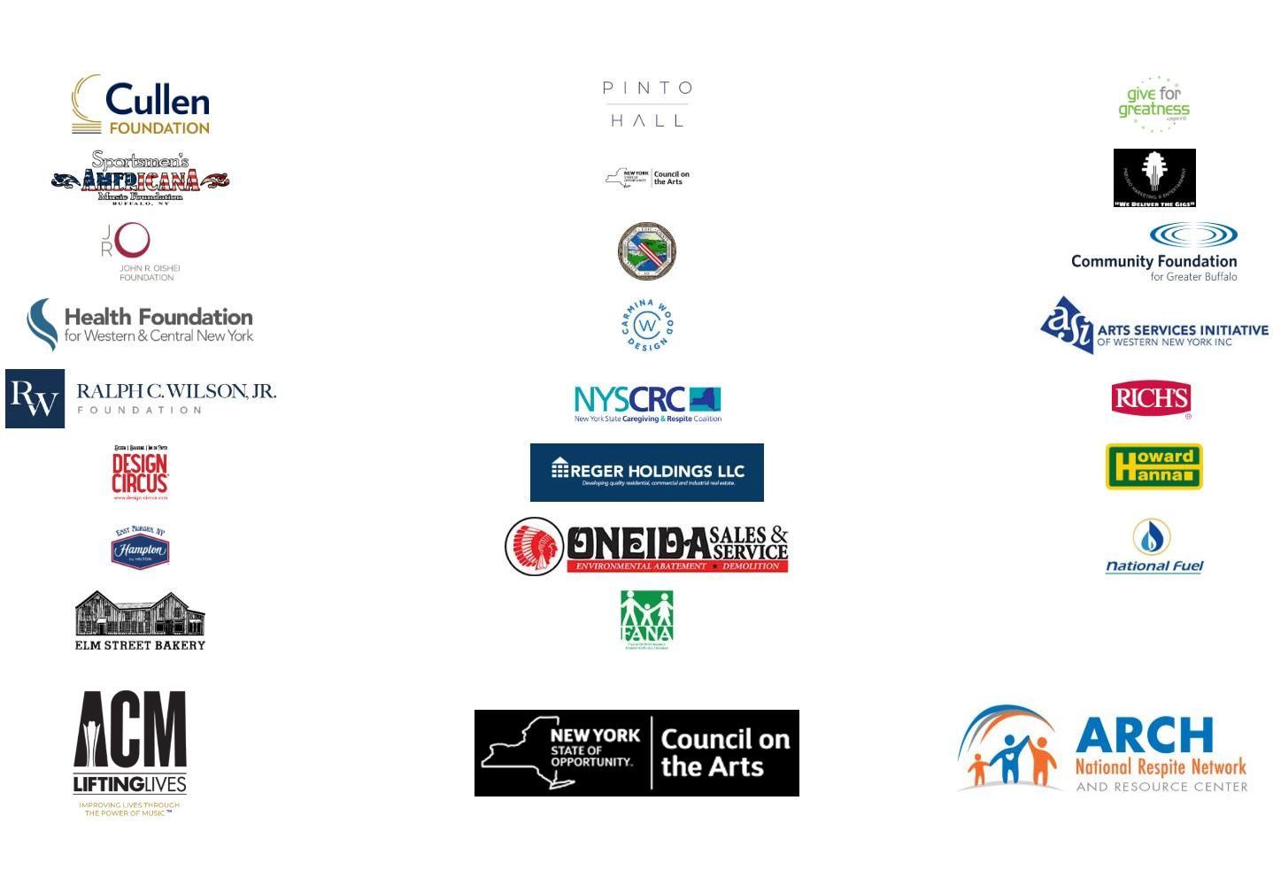 Sponsors' logos arranged, possibly for an event or organization. Features various business and organization logos.