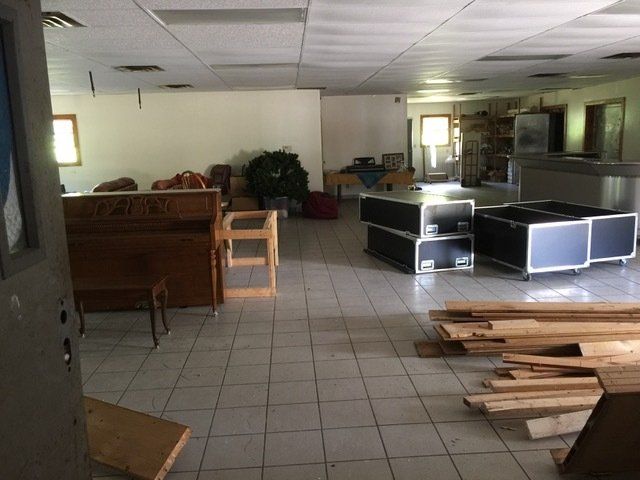 Constructions - milk crates and plywoods