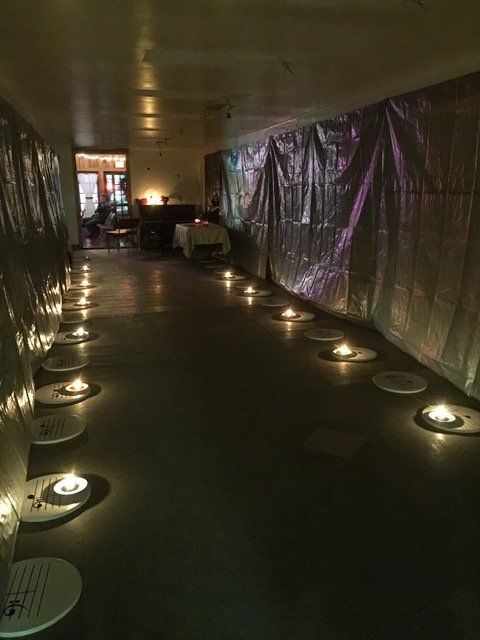 Hall candles during first season