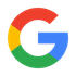 The google logo is a circle with a letter g in the middle.