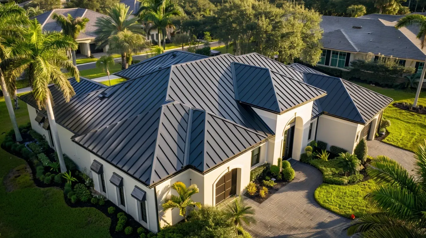 Metal Roofs and Metal Roofing installation by Spring Hill FL Roofers use Greentek panels, Timberline underlayment, and BBB-accredited financing options.