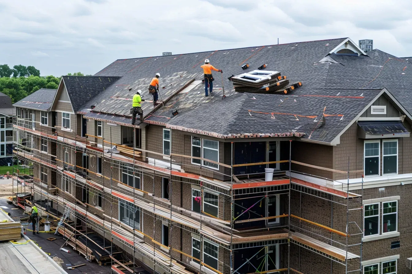 Commercial Roof Maintenance in Spring Hill FL performed by licensed and bonded contractors.