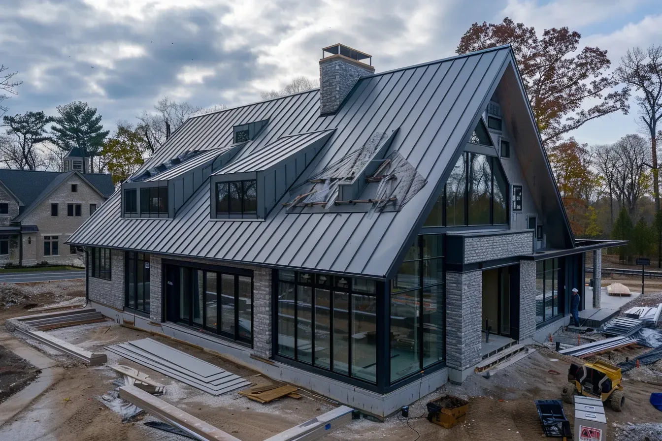 Seamless metal roofing Spring Hill FL offering long-term leak prevention.