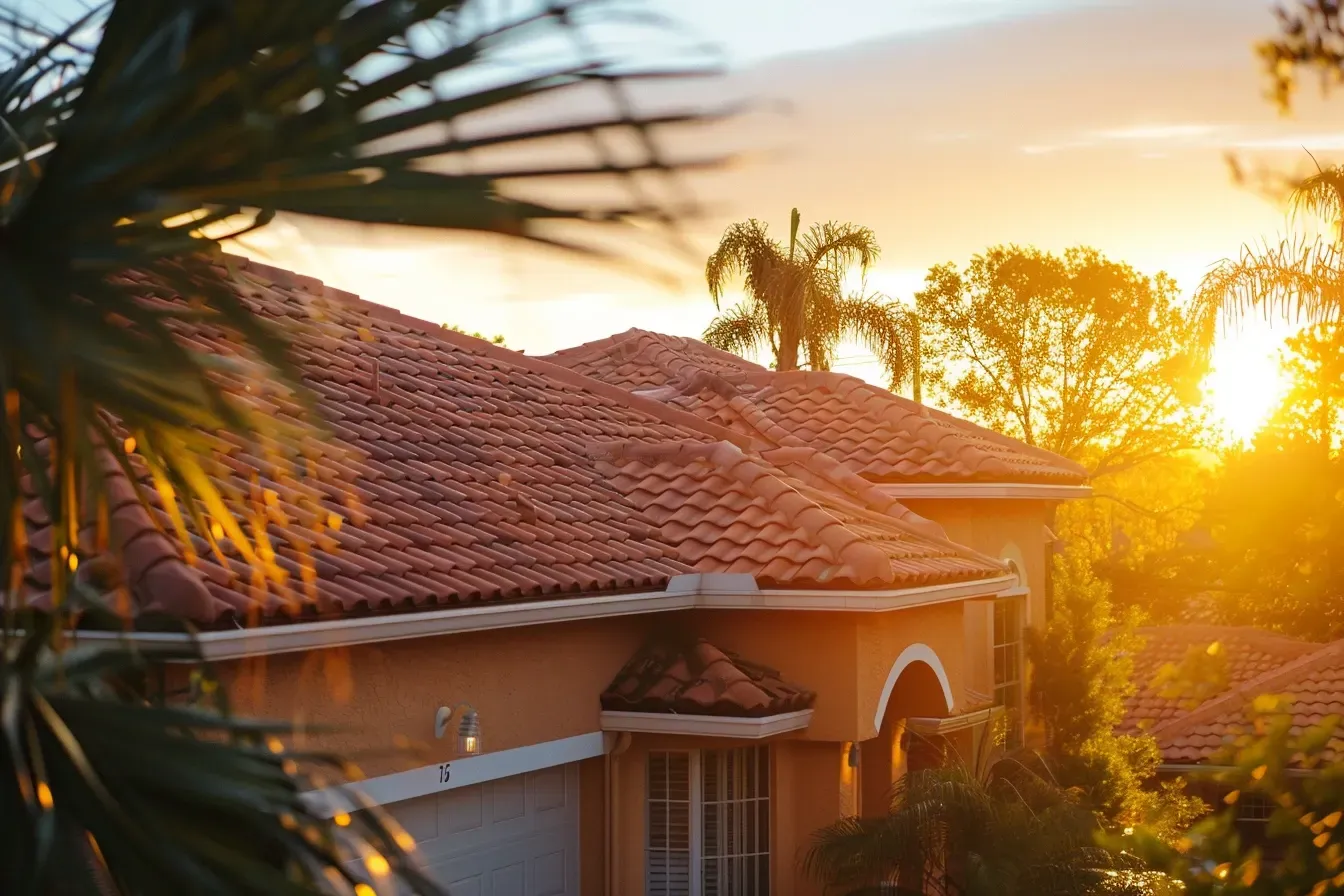 Concrete tile roofing Spring Hill FL available in earth-tone and custom colors.