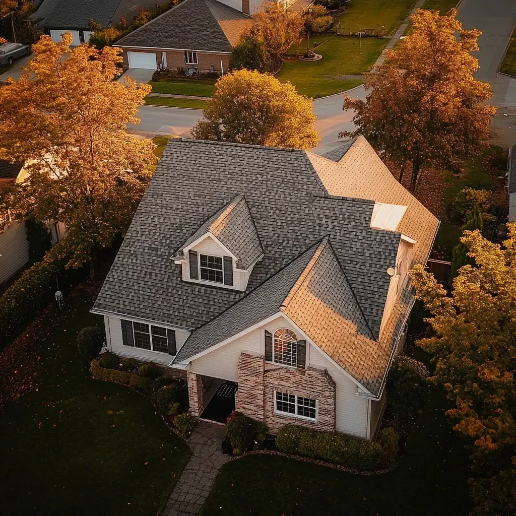 Durable asphalt shingle roofing Spring Hill FL with multi-layer fiberglass mats.
