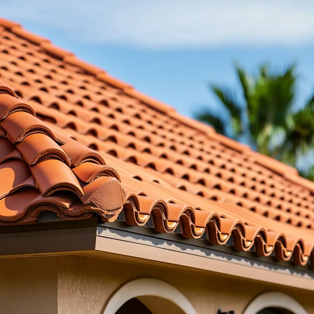 Reinforced concrete tile roofing Spring Hill FL with hurricane-rated protection.