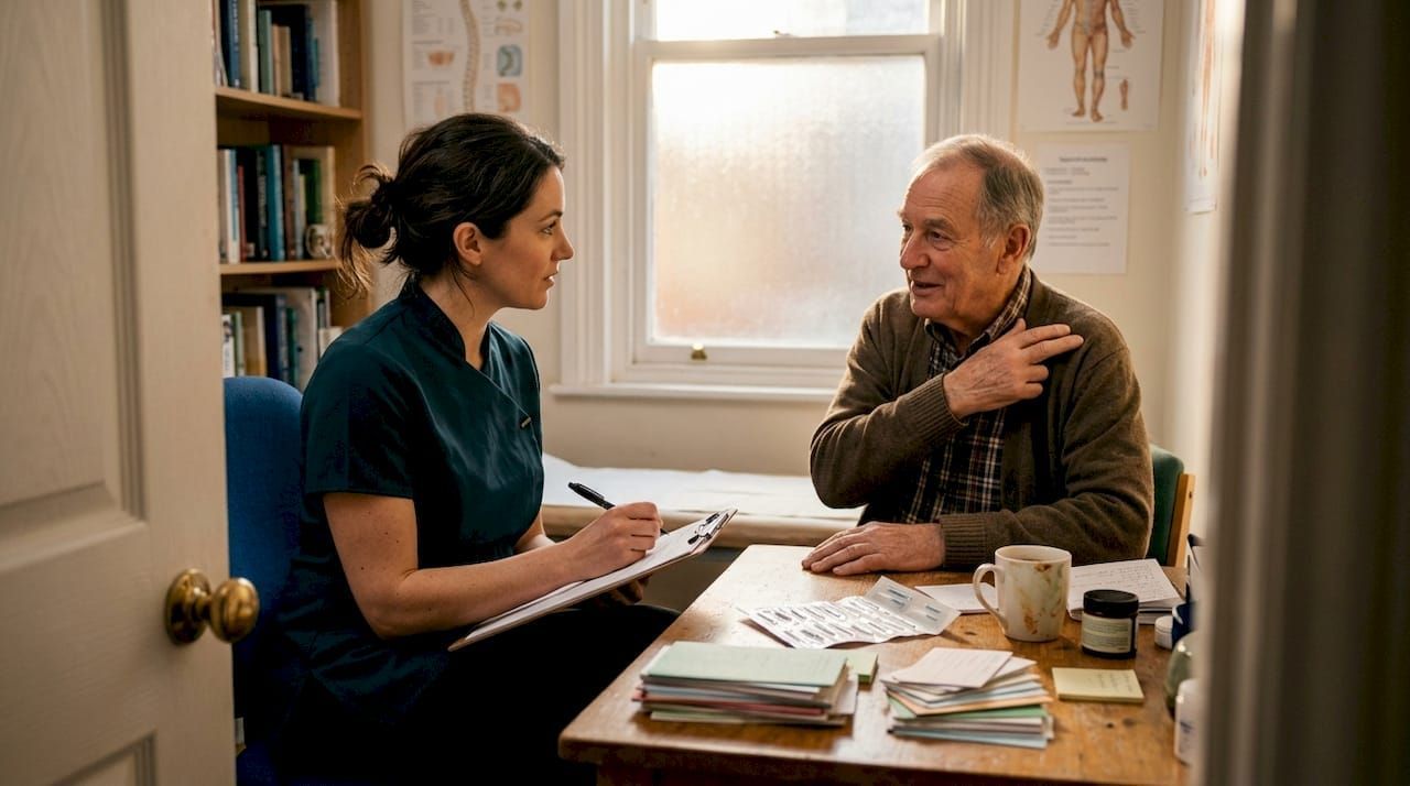 Holistic healing therapy session